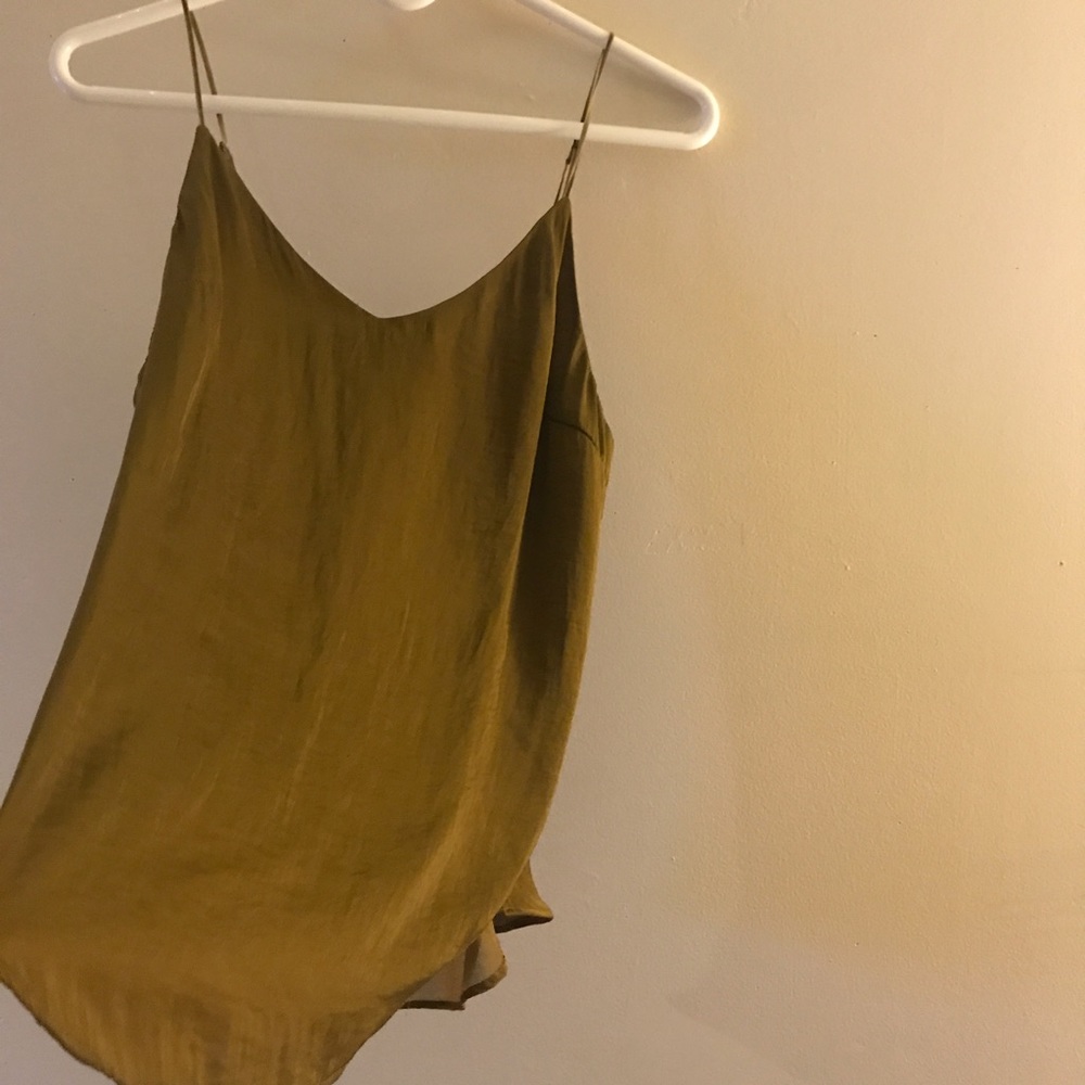 UO silky green top